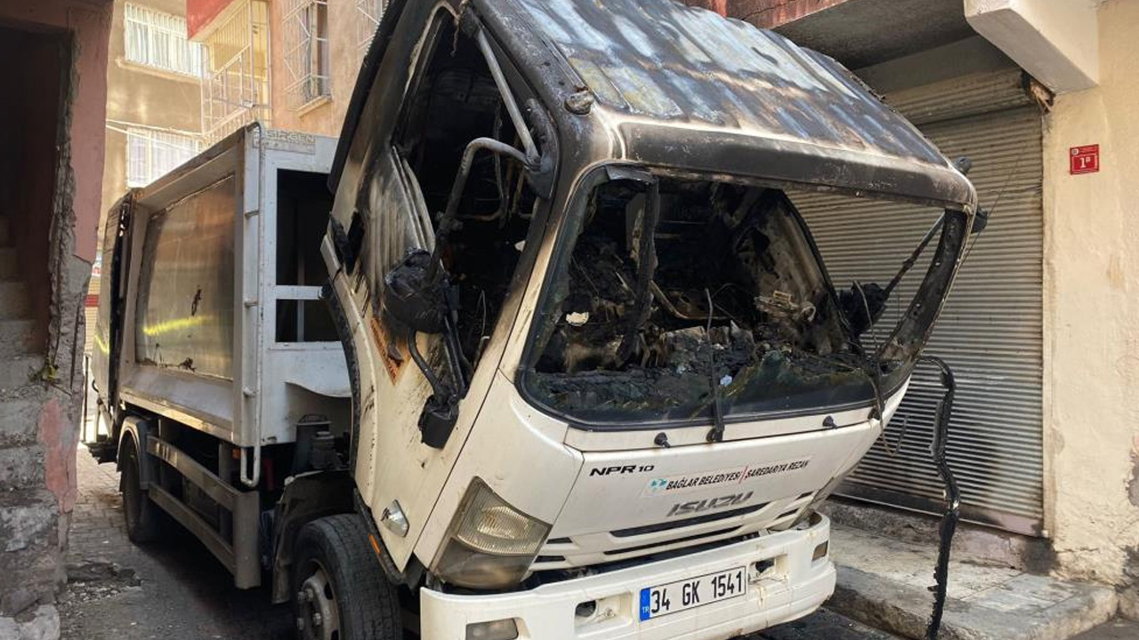 Diyarbakır’da belediyenin çöp arabası terör yandaşlarının saldırısına uğradı