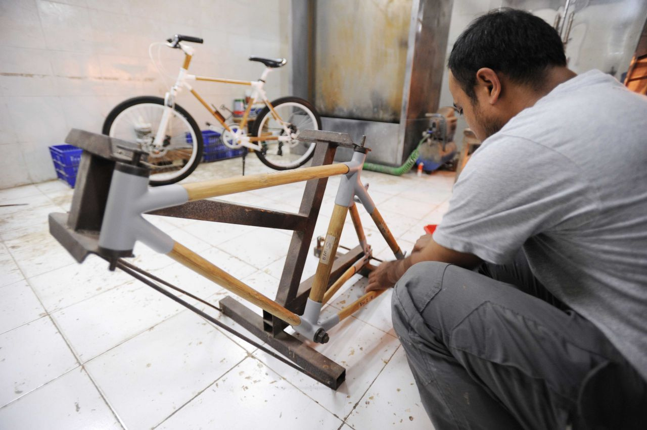 Bu bisikletler bambudan imal ediliyor!