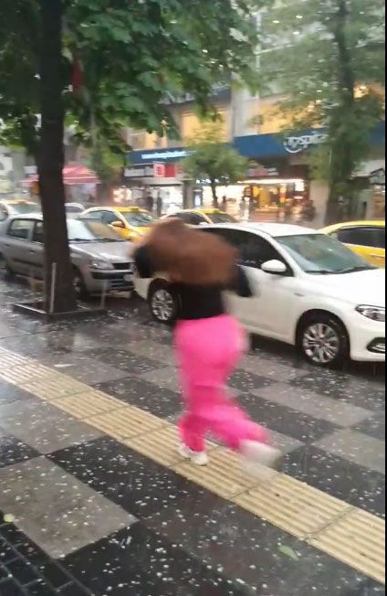 Ankara'yı mor fırtına poligonu vurdu! Tüm izinler iptal edildi sokakları fareler bastı