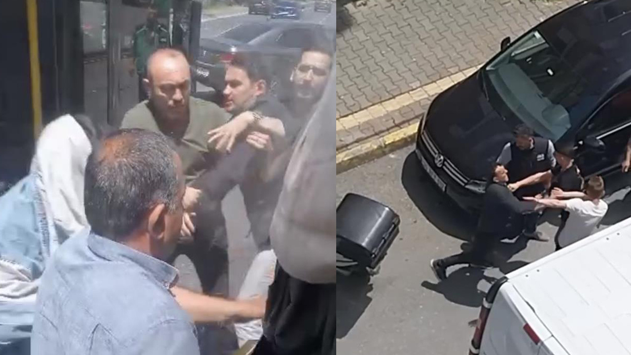 İstanbul'da ilginç trafik kavgası kamerada: Silecekle sürücüye saldırdı!
