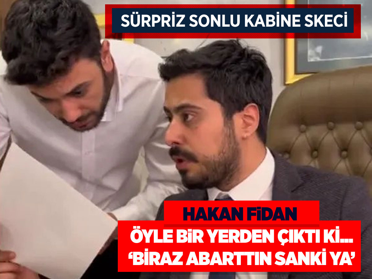 Erdoğan Nebati'ye ne dedi? Hakan Fidan masanın altından çıktı! Muhammed Nur Nahya'dan 'sürpriz sonlu' kabine skeci
