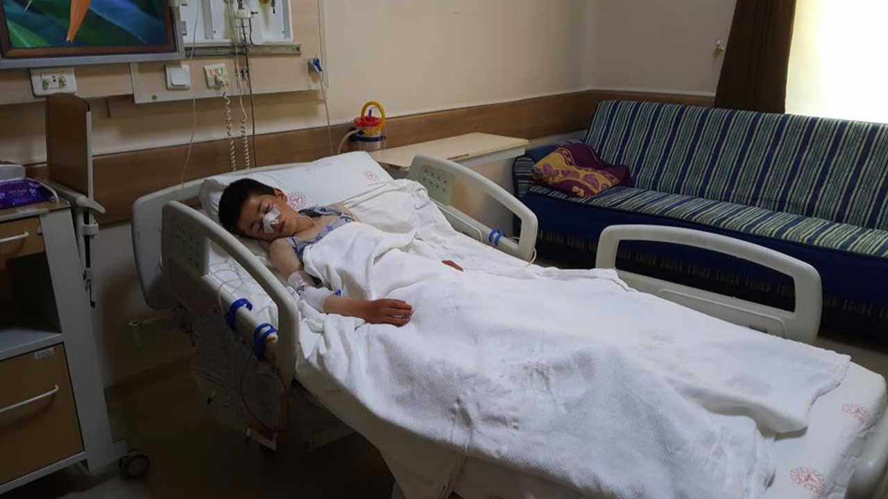 Tokat'ta ayı saldırısında yaralanan çocuğun tedavisi sürüyor