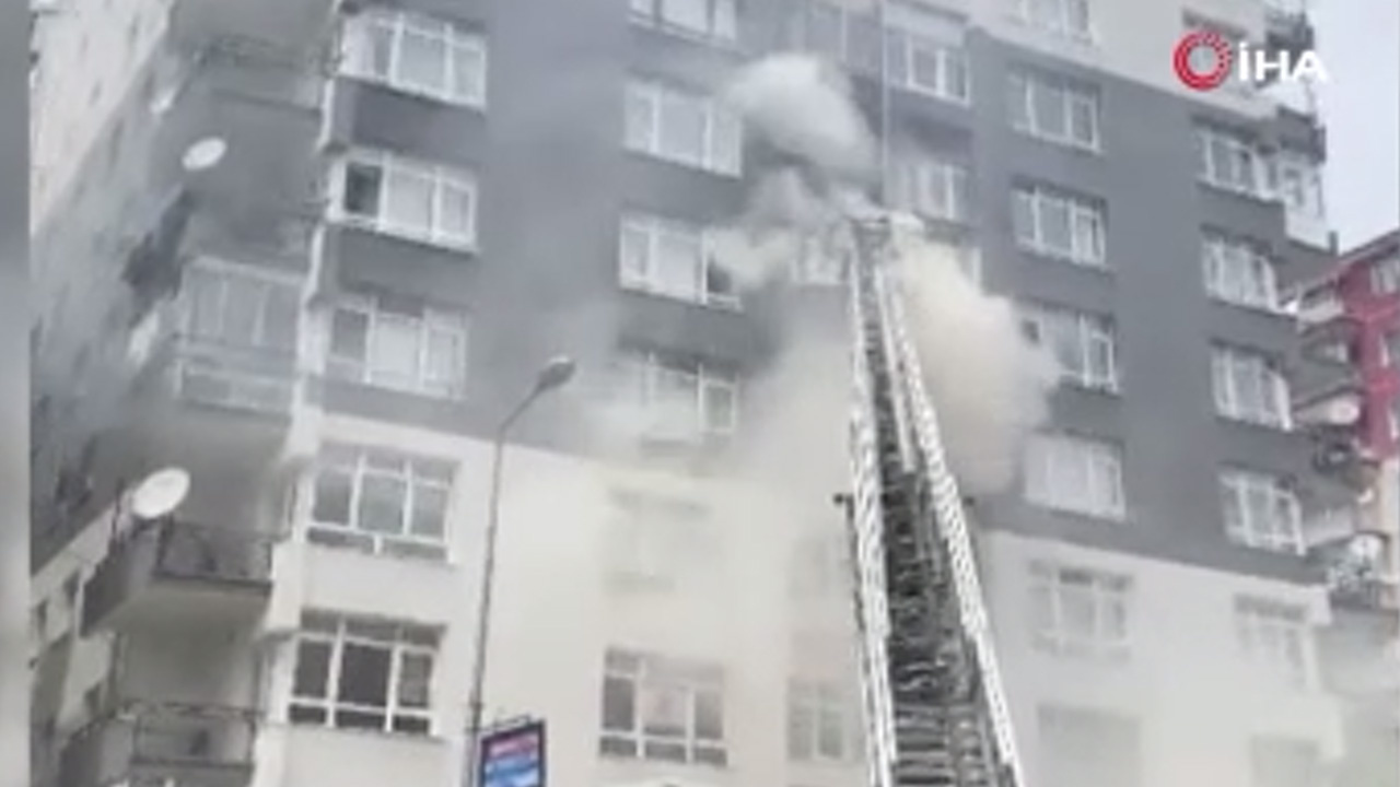 Ankara'da 10 katlı binada yangın: 1 ölü
