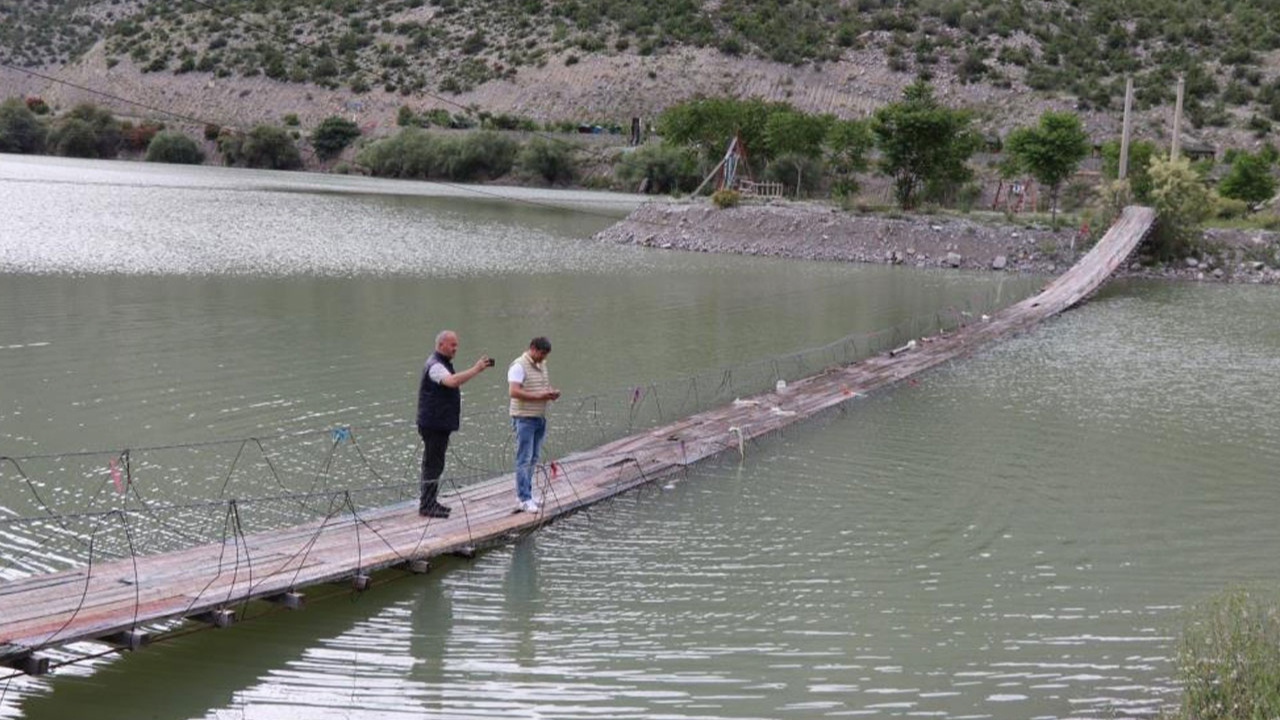 Erzurum Tortum Gölü’nde su seviyesi dokuz metre yükseldi