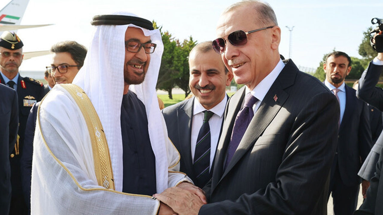 Cumhurbaşkanı Erdoğan, BAE Devlet Başkanı Muhammed bin Zayed ile bir araya geldi