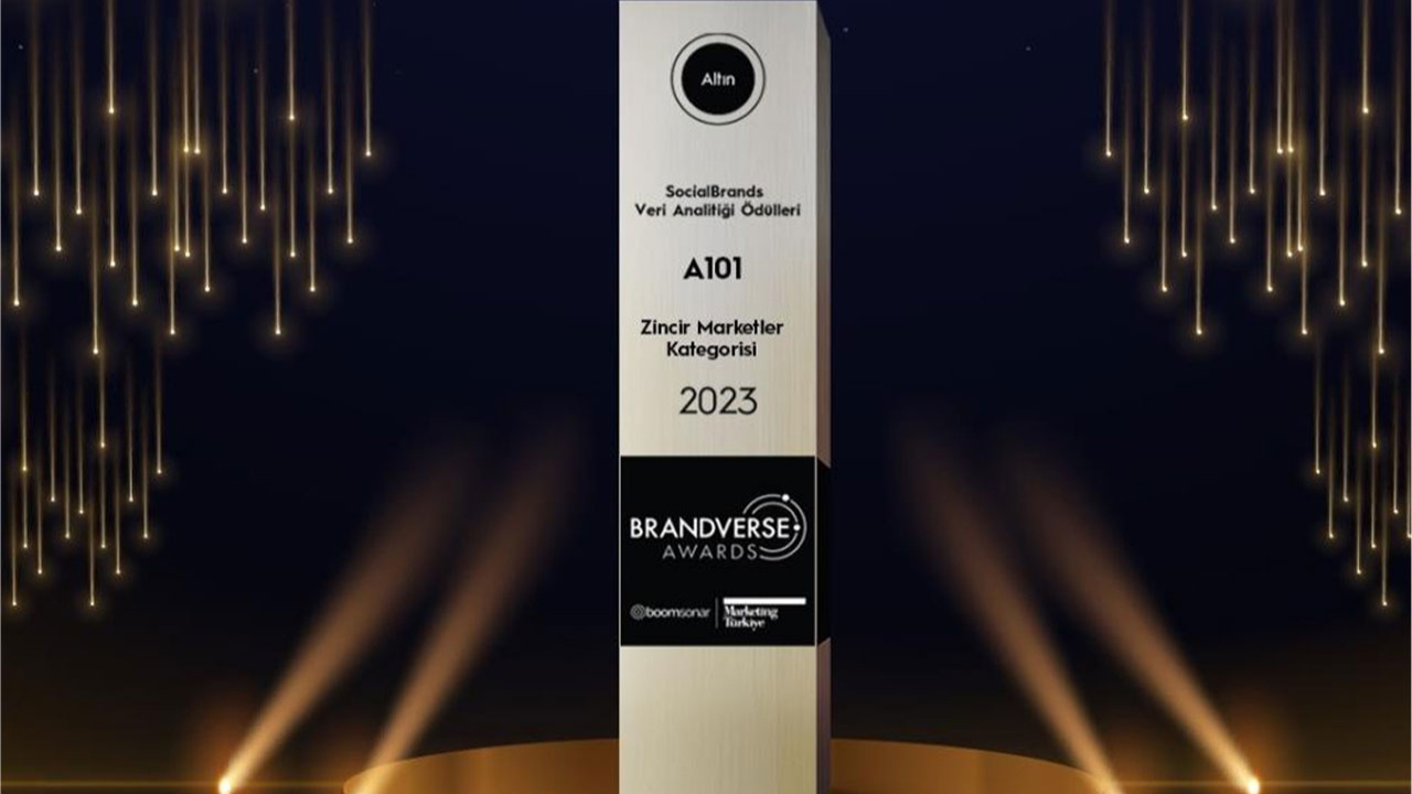 A101’e Brandverse Awards’dan Altın Ödül