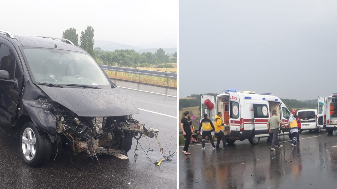 Balıkesir'de hafif ticari araç bariyerlere çarptı: Bir çocuk öldü, 4 kişi yaralandı!