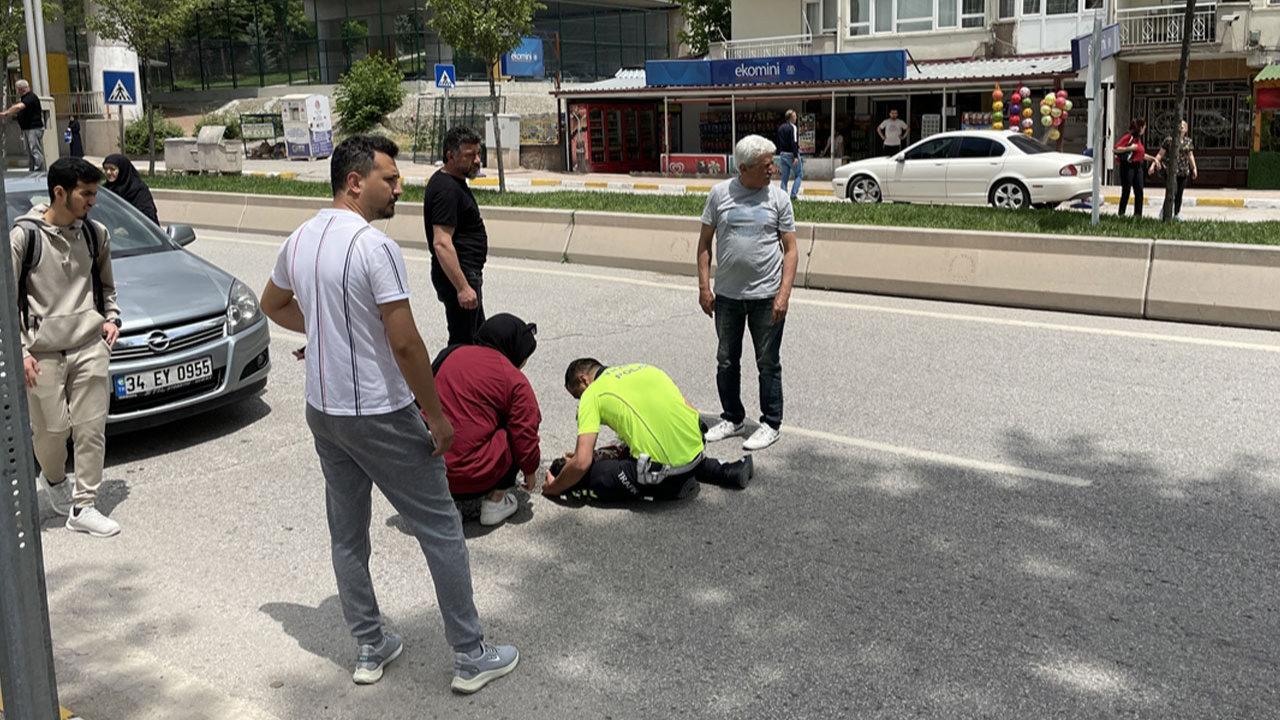 Çankırı'da 3 yaşındaki çocuğa otomobil çarptı!
