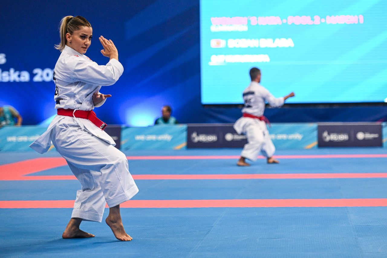 3. Avrupa Oyunları'nda milli karatecilerden kata performansları
