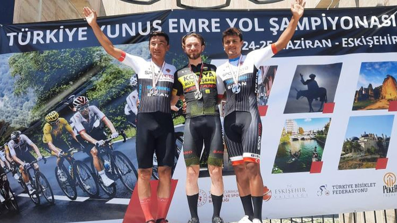 Türkiye Yol Şampiyonası: Yunus Emre etabında birinci Burak Abay