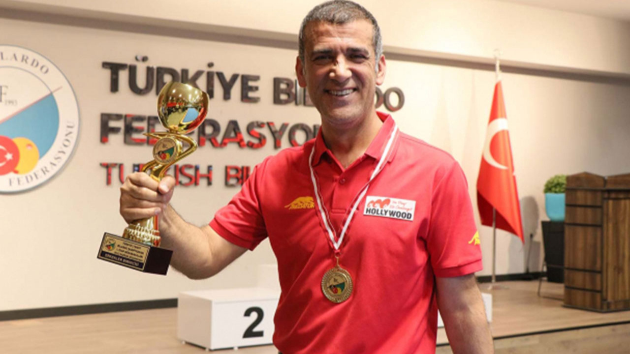 Türkiye 3 Bant Bilardo Şampiyonası: 1. etabı Tayfun Taşdemir kazandı