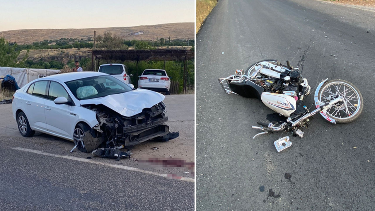 Adıyaman'da otomobille çarpışan motosikletin sürücüsü öldü!