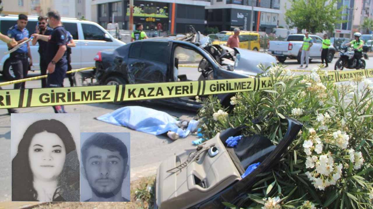 Antalya'da otomobiller kafa kafaya çarpıştı: 2 ölü, 3 yaralı