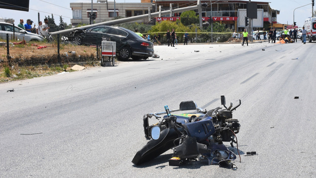 Hatay'da trafik kazasında 1 kişi öldü, 2 kişi yaralandı!