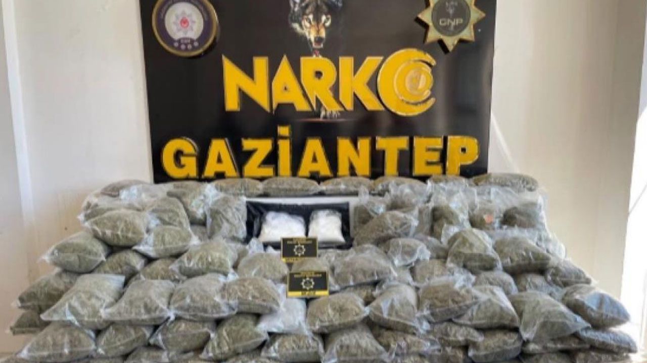 Gaziantep'te 80 kilogram uyuşturucu ele geçirildi