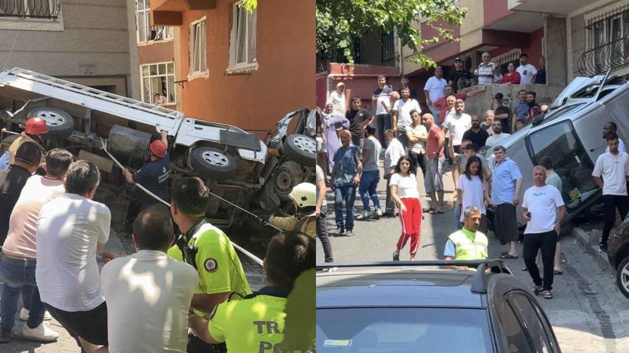 İstanbul’da kamyonet dehşeti: Ortalık savaş alanına döndü, feci kazayı gören eşi sinir krizi geçirdi!