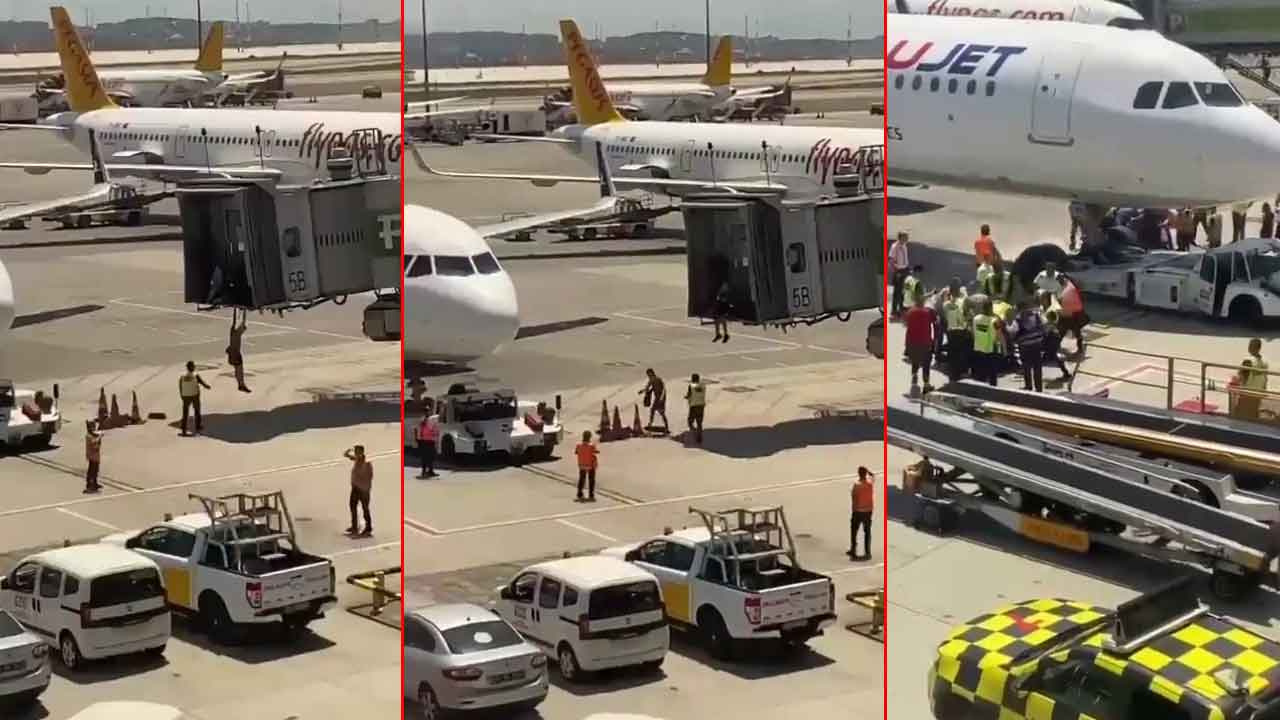 Sabiha Gökçen Havalimanında aprona izinsiz giren iki kişi gözaltına alındı
