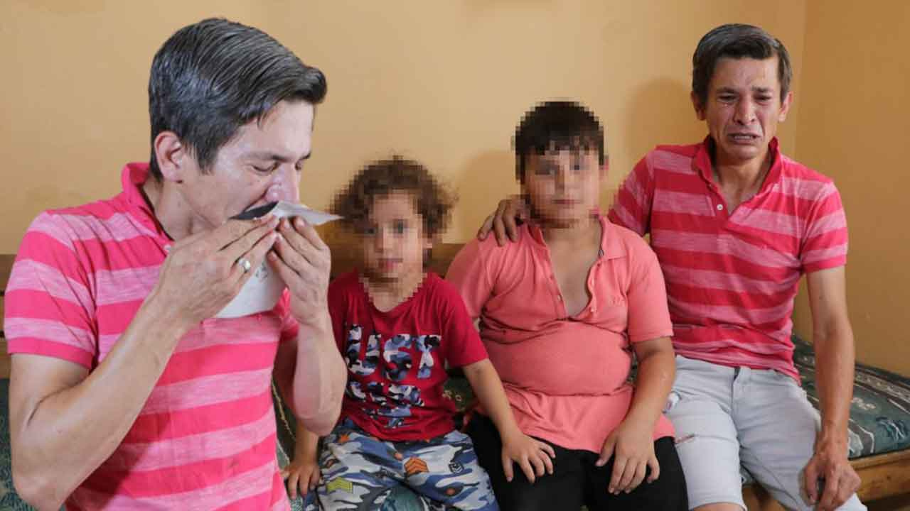 3 çocuğunu geride bırakıp evi terk eden eşine gözyaşlarıyla seslendi