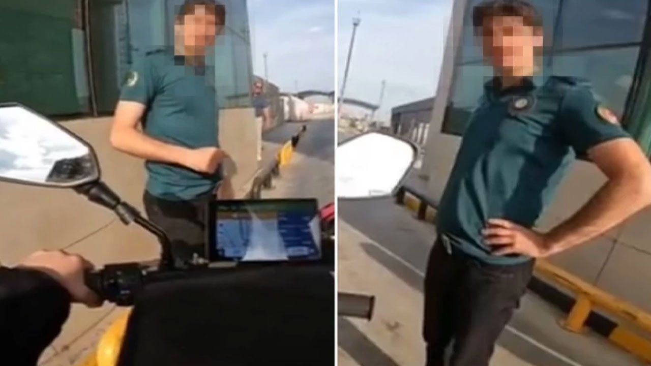 Gümrük memurundan İngiliz turiste taciz! Video sonrası soruşturma başlatıldı