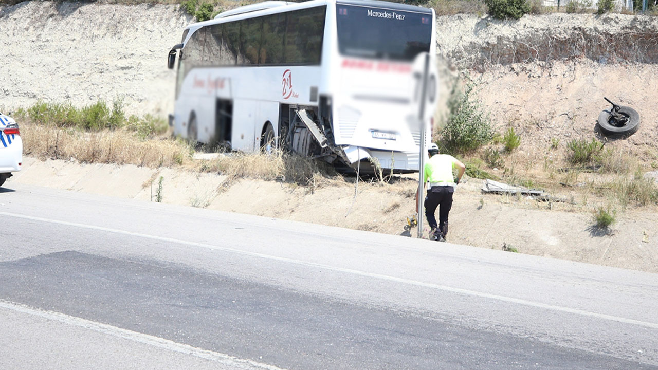Çanakkale'de yolcu otobüsü kontrolden çıktı! Yaralılar var