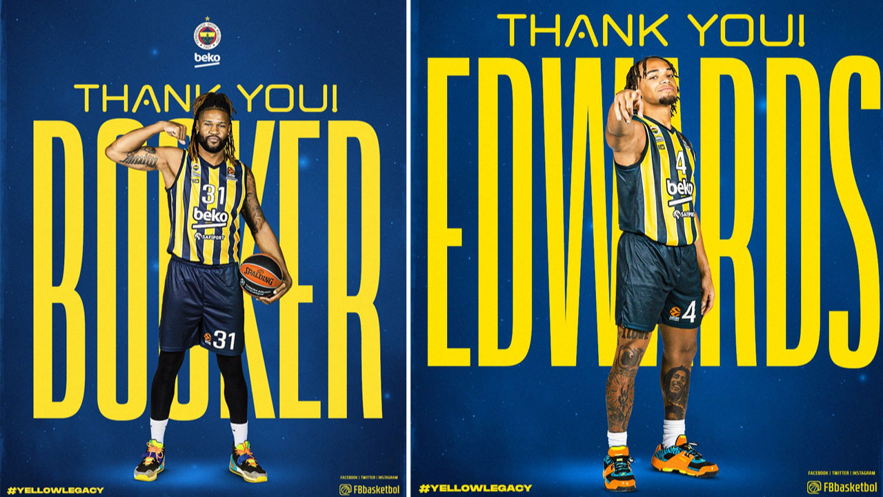 Fenerbahçe Beko Erkek Basketbol Takımı, Booker ve Edwards ile yolları ayırdı