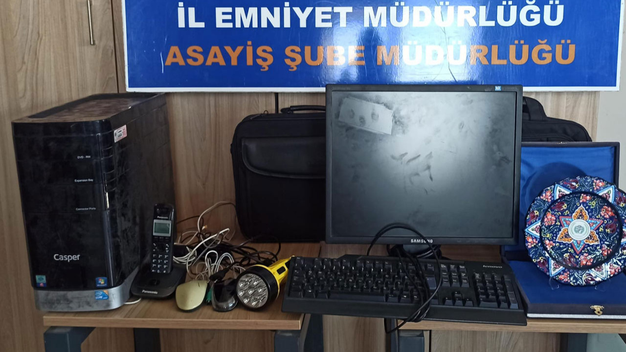 Edirne'de okuldan hırsızlık yapan 2 zanlı tutuklandı!