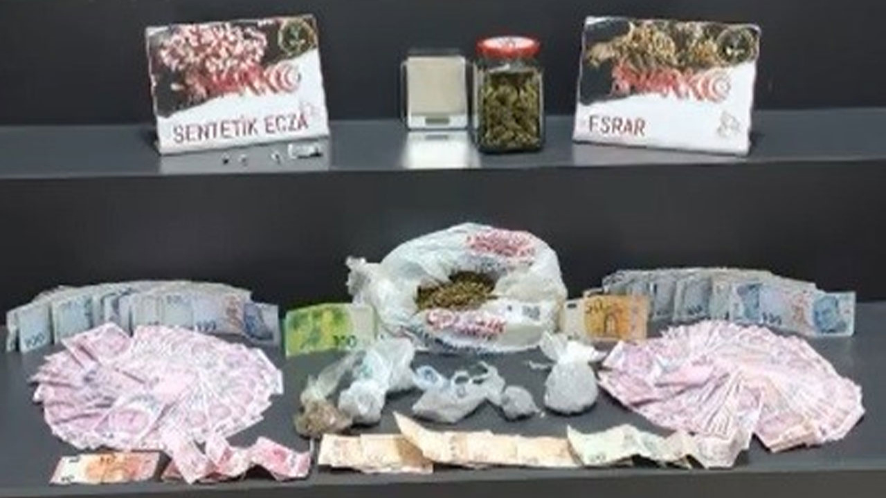 İzmir'de uyuşturucu operasyonu! 4 kişi tutuklandı!