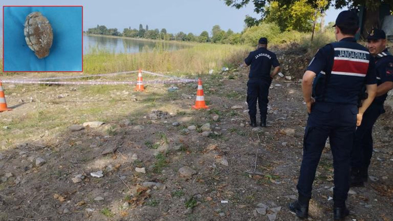 İznik Gölü'nde bulunan el bombası imha edildi