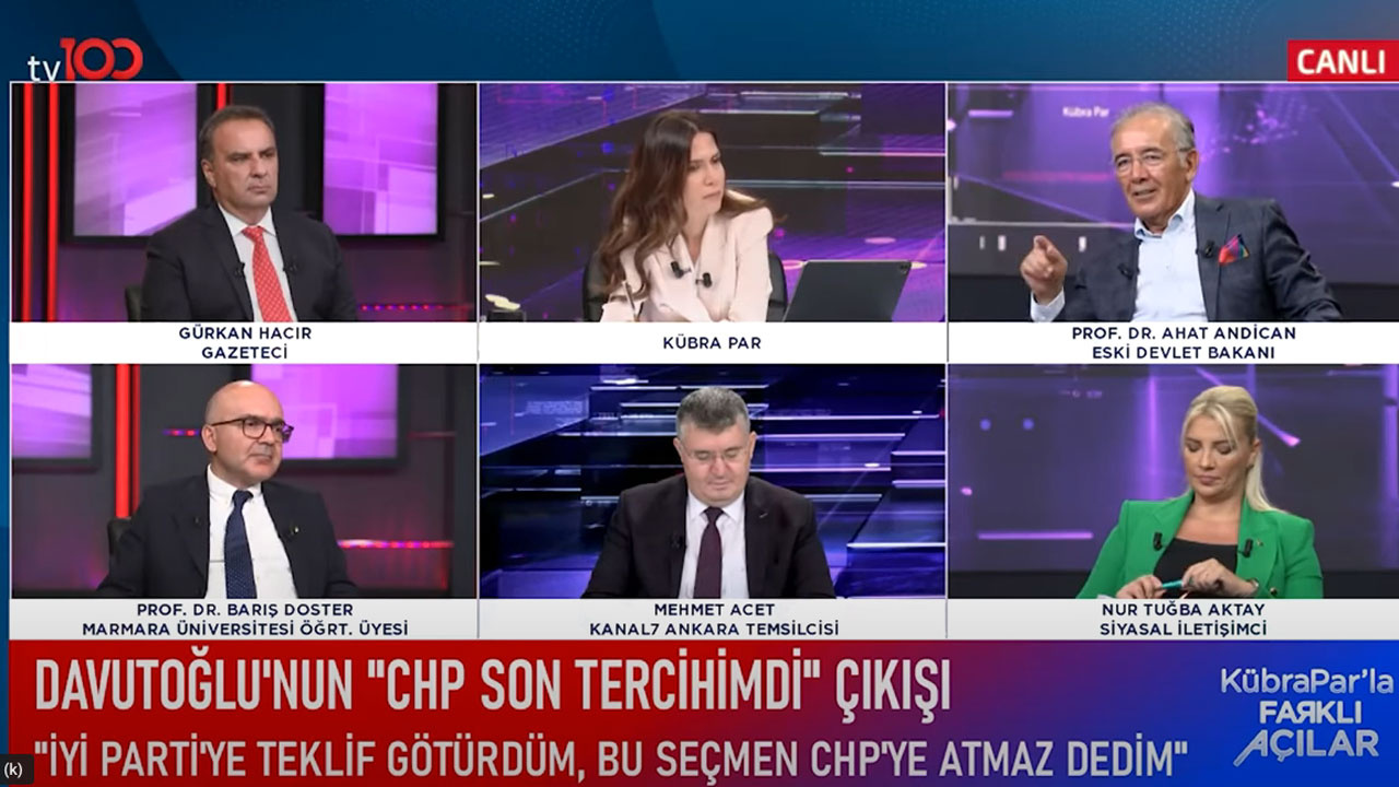 Davutoğlu'nun Akşener'den kaç milletvekili istediği ortaya çıktı Ahat Andican ilk kez açıkladı
