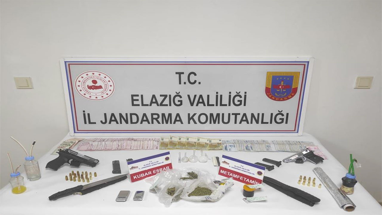 Elazığ'da uyuşturucu operasyonu! 4 kişi tutuklandı