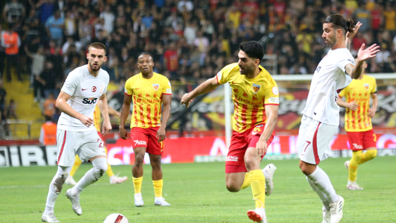 Galatasaray, Süper Lig'in ilk haftasında Kayserispor'la 0-0 berabere kaldı