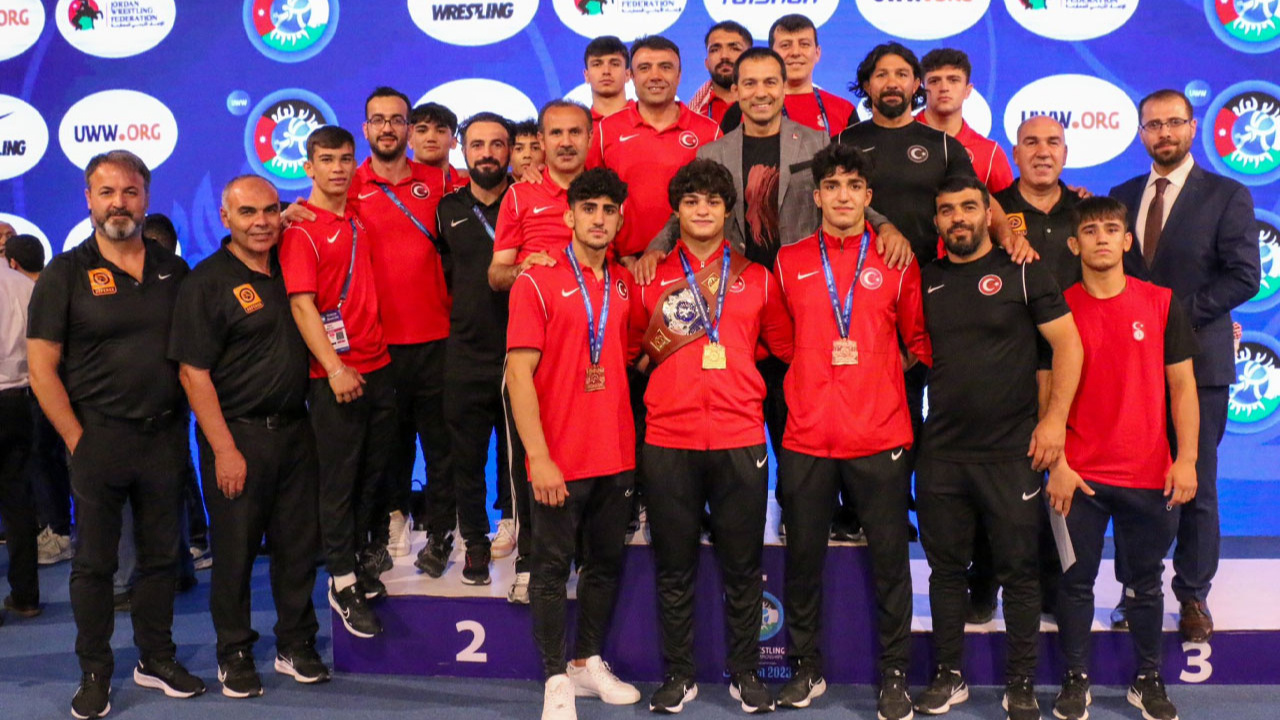 Türkiye U20 Dünya Güreş Şampiyonası’nda toplam 7 madalya kazandı