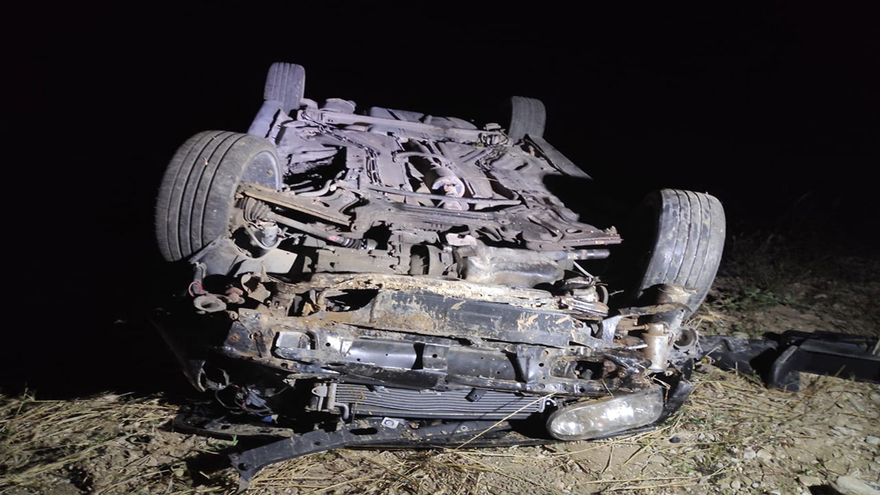 Samsun'da korkunç kaza! Virajı alamayan araç tarlaya uçtu: 3 yaralı