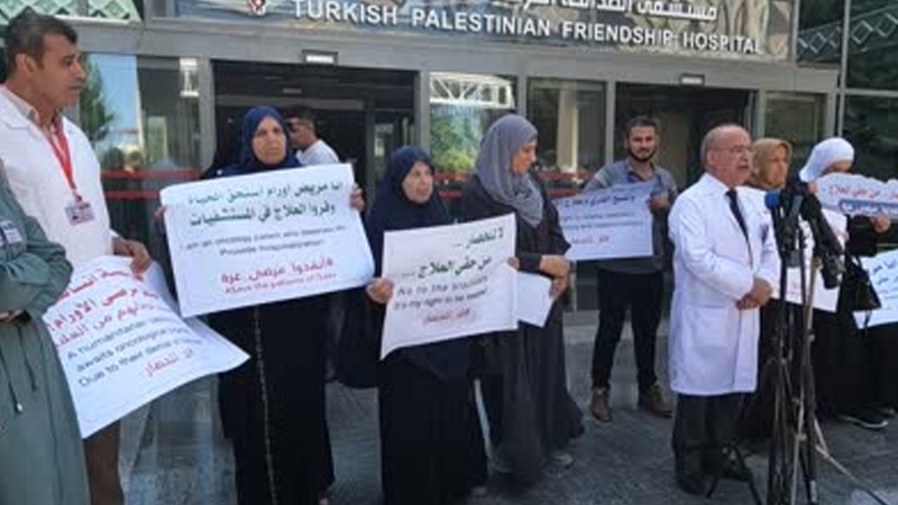 Gazze'deki kanser hastaları tedavi haklarını istiyor!