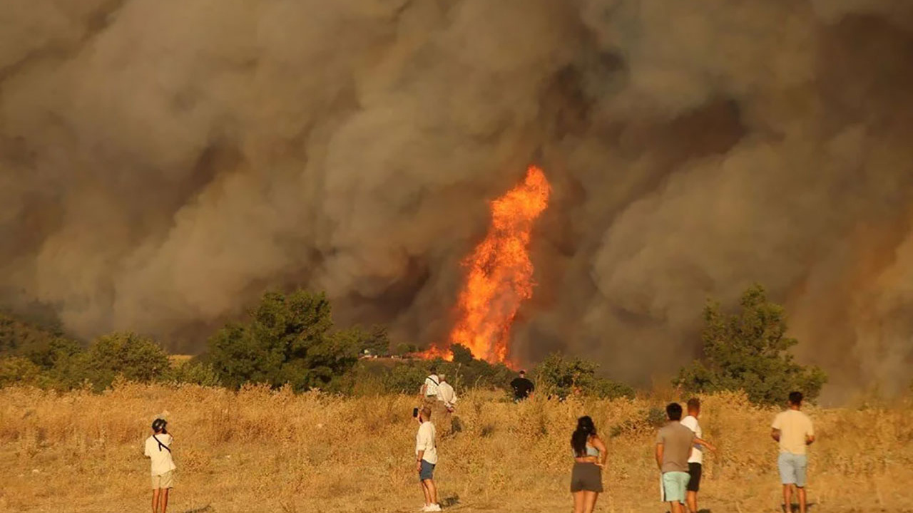 Çanakkale'deki orman yangınında son durum! Rüzgar "spot atma" yaptıkça büyüyor