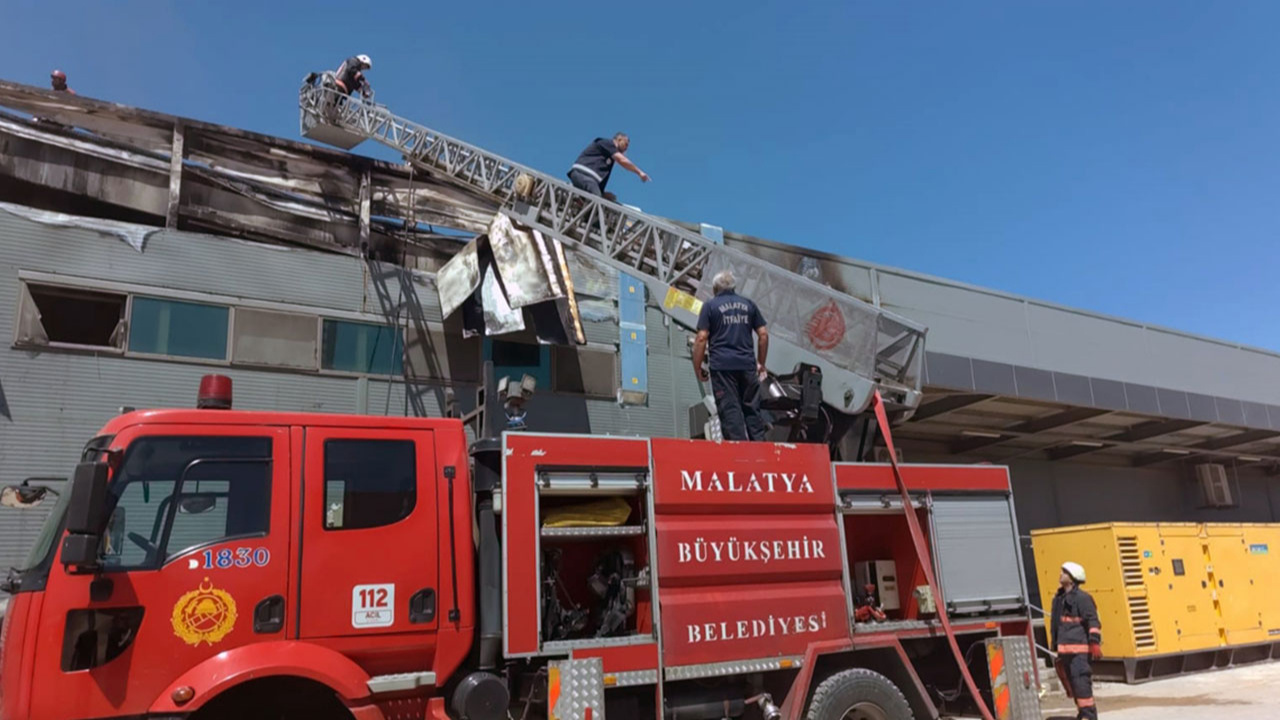 Malatya'da OSB'de çıkan yangınlar söndürüldü!