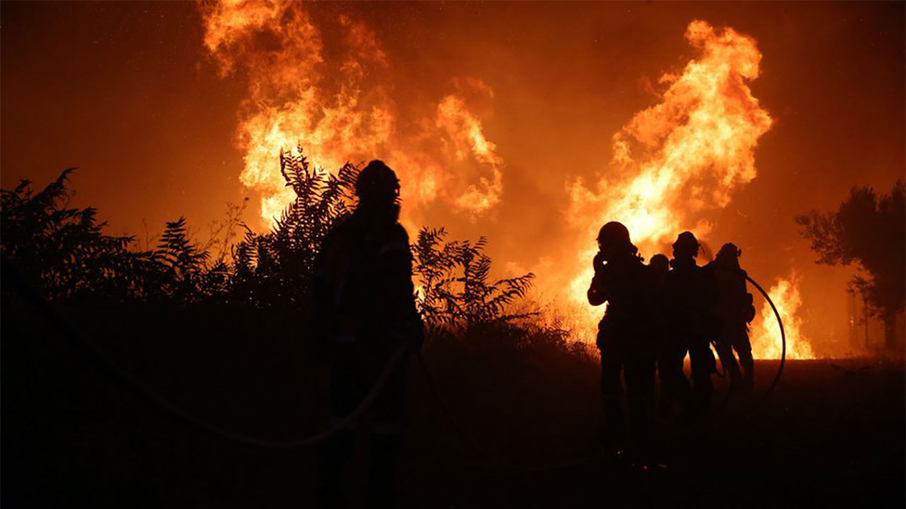 20 göçmen orman yangınında feci şekilde can verdi! Son anları ve yalvarışları kameraya böyle yansıdı