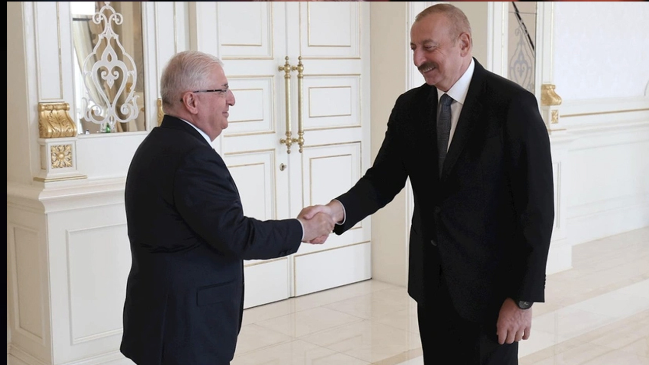 Bakan Güler, Azerbaycan Cumhurbaşkanı Aliyev ile görüştü