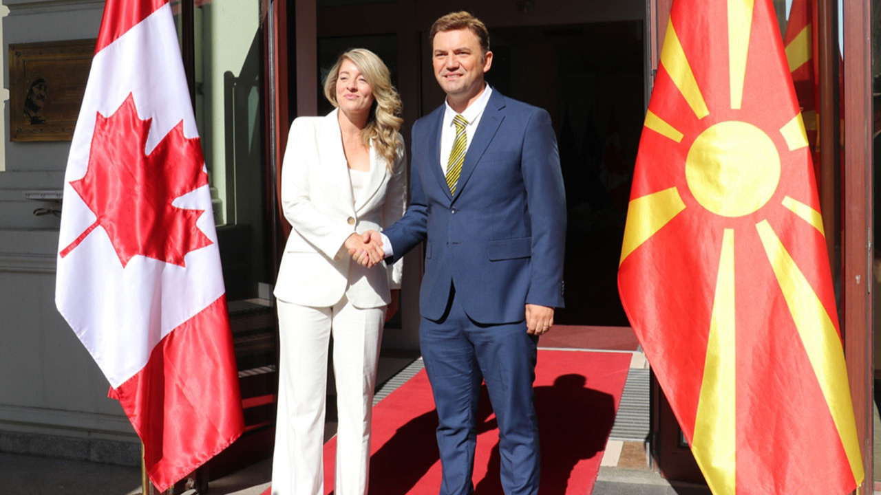 Kanada Dışişleri Bakanı, Kuzey Makedonya'yı ziyaret etti!