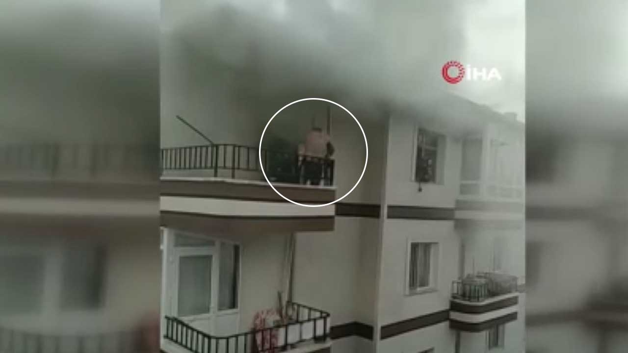 Ankara'da yangın paniği! 'Su tutma, adam dumandan zehirlendi'