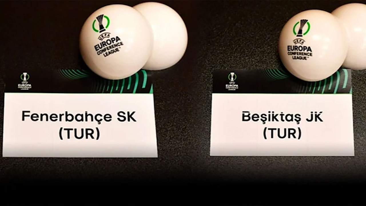 UEFA Konferans Ligi'nde kuralar çekildi! Fenerbahçe ve Beşiktaş'ın rakipleri belli oldu