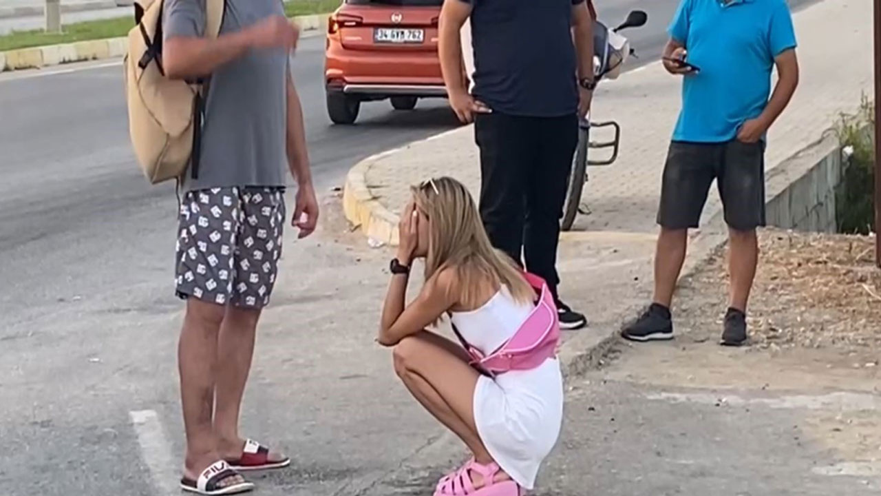Ukraynalı kadının şoka girdiği anlar! Baktıkça gözyaşlarına boğuldu