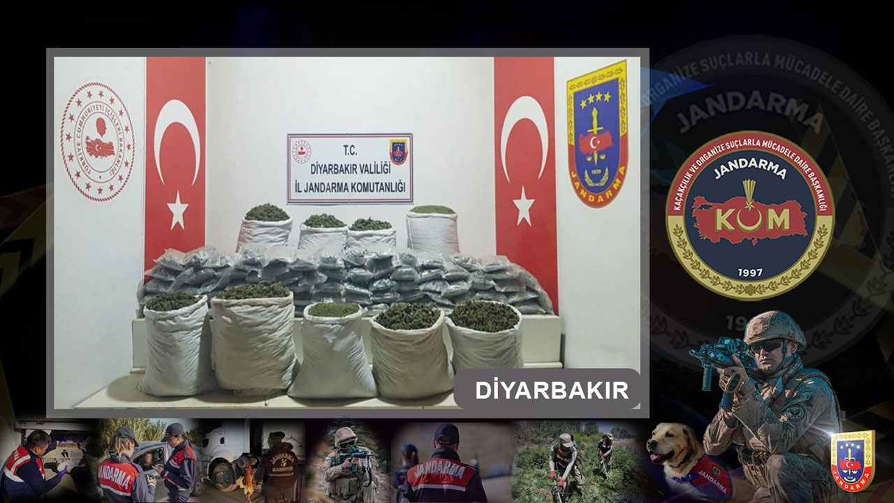 Diyarbakır'da dev uyuşturucu operasyonu! 712 bin adet uyuşturucu madde türevleri ele geçirildi