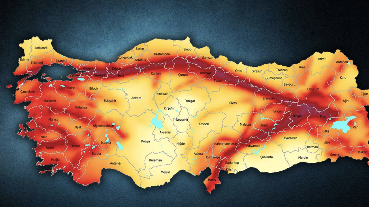 İşte Türkiye'de 7'nin üzerinde deprem beklenen en riskli  iller! Uzmanlar tek tek gösterdi