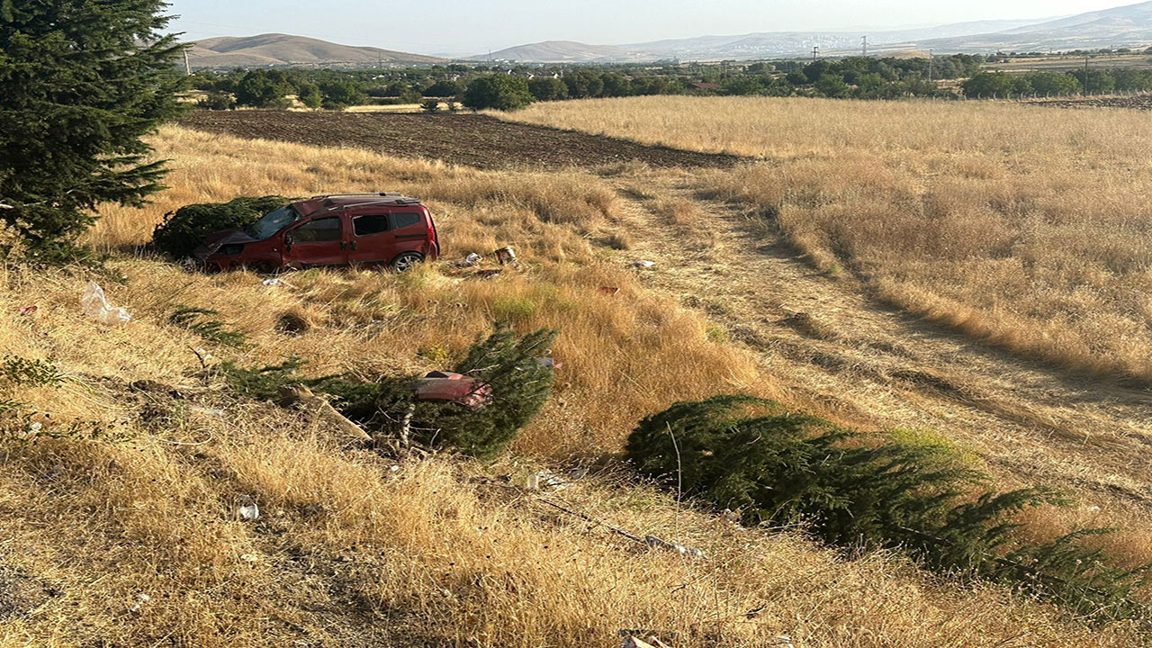 Elazığ'da acı kaza! Kontrolden çıkan ticari araç şarampole uçtu: 1 ölü, 4 yaralı