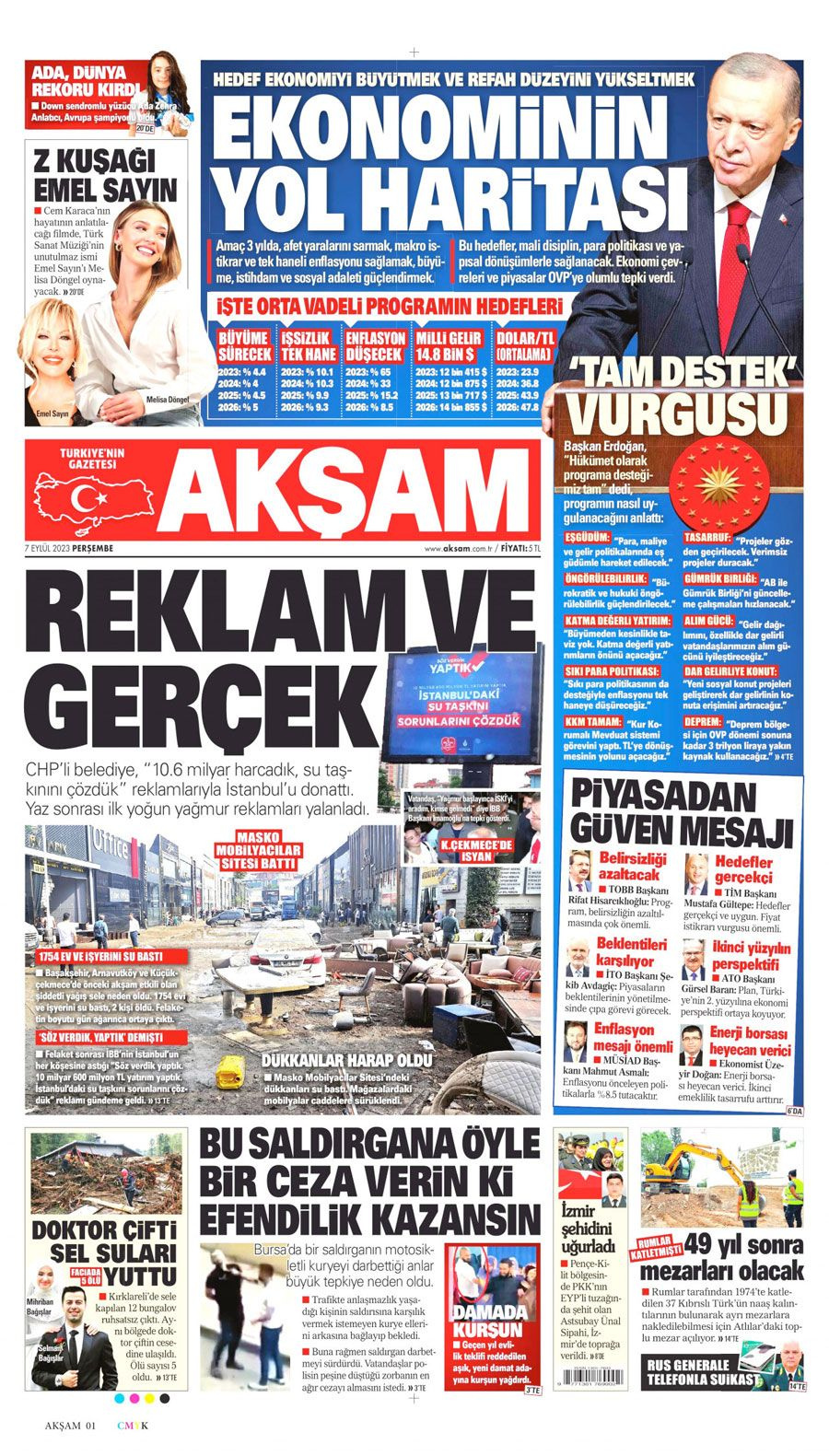 Gazeteler Orta Vadeli Program'ı nasıl gördü? Sözcü Sabah Yeni şafak Cumhuriyet hangi manşeti attı?