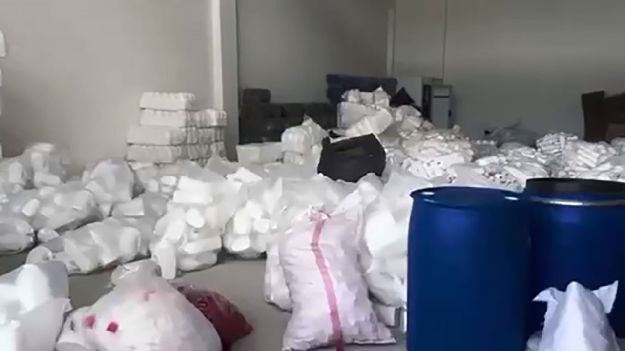 Tekirdağ'da Jandarma ekiplerinden sahte deterjan vurgunu! 64 ton sahte deterjan ele geçirildi