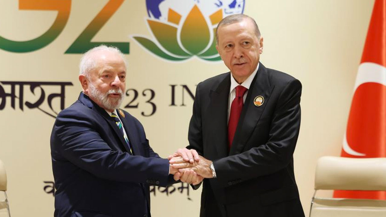 Cumhurbaşkanı Erdoğan, Brezilya Devlet Başkanı Lula da Silva ile görüştü