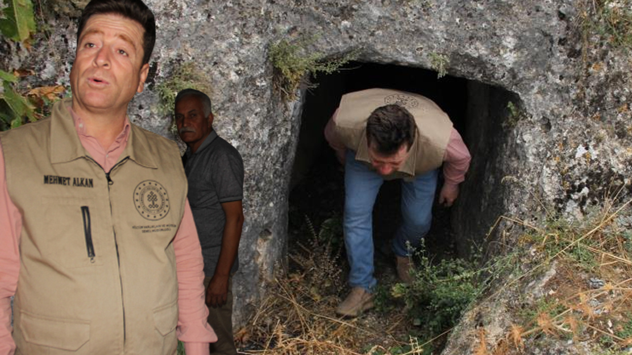150 metrelik tünelin içerisine ilk kez girildi Romalılar dağı delerek yapmış nedeni tespit edildi