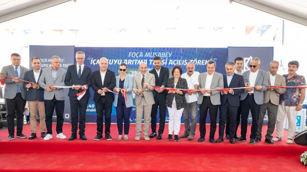 İzmir'de 11 milyon metreküp kapasiteli arıtma tesisi açıldı